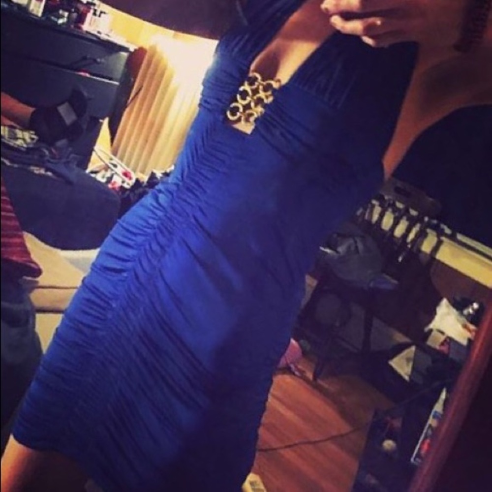 Women’s sexy Blue Bodycon Dress